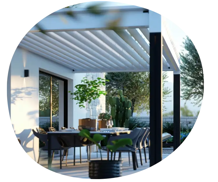 pérgolas bioclimáticas de aluminio