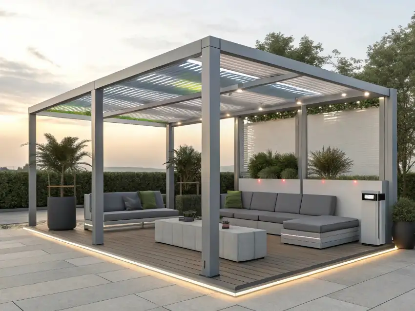 ventajas e inconvenientes de una pérgola bioclimática